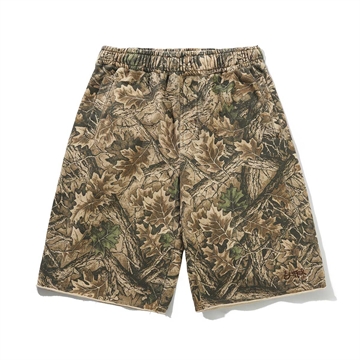 Butter Goods Fleece Shorts Forest Camo